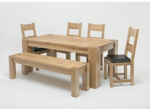 Hughie Doyle Furniture ¦ Gorey ¦ Carlow ¦ Wexford ¦ Linc 1.8M Solid Oak Table Dining Sets 